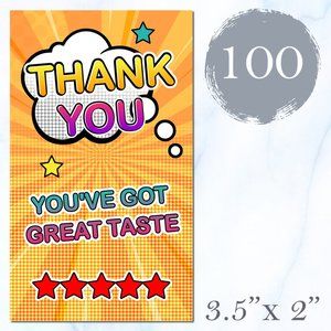 100 Thank You Cards